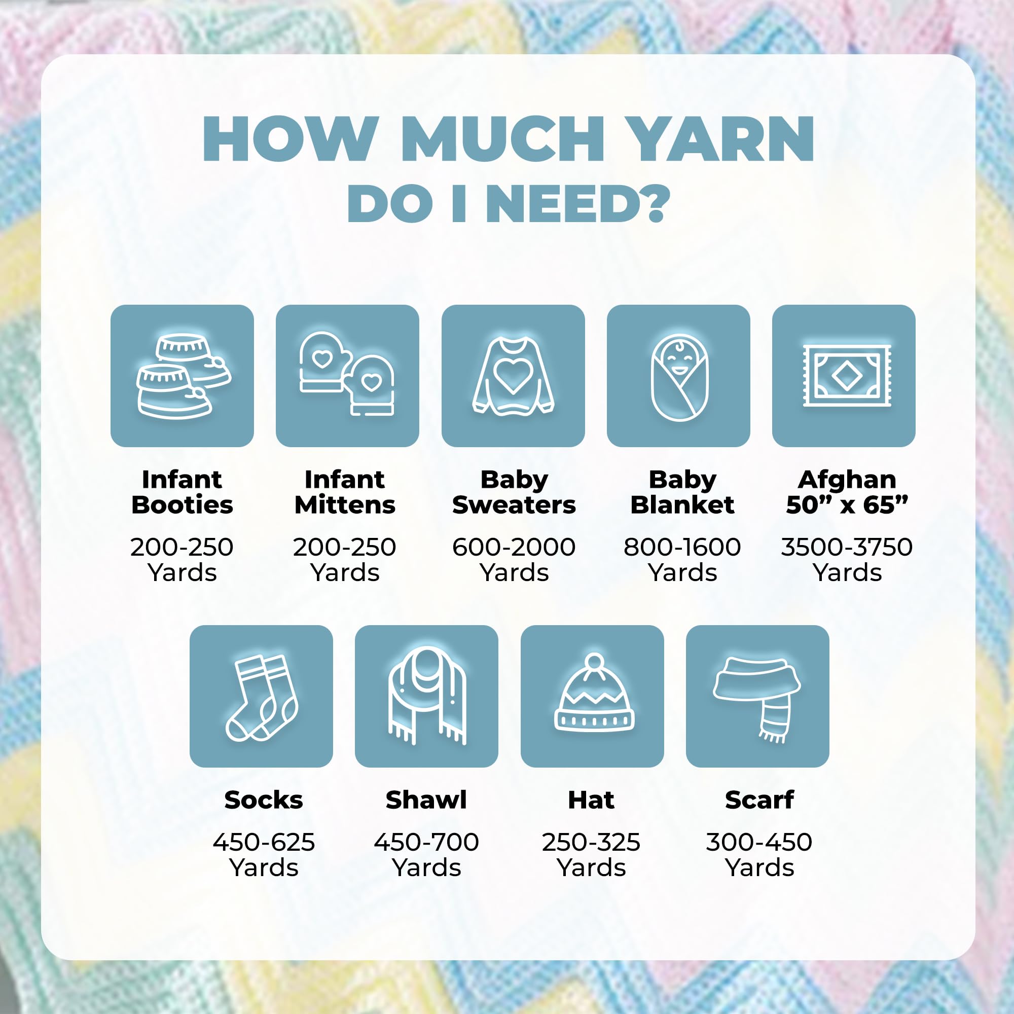Mary Maxim Baby’s Best Blue Yarn for Crocheting and Knitting, Lightweight Size 2 Yarn for Baby Blankets, Afghans and Clothing, Soft Acrylic Nylon Blend, 171 Yards - 1 Skein - Image 6